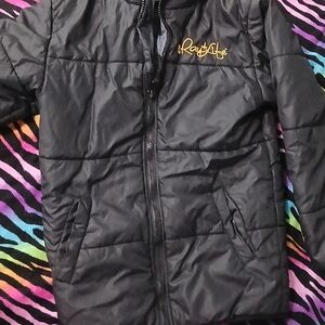 Black Kids Puffer Jacket
